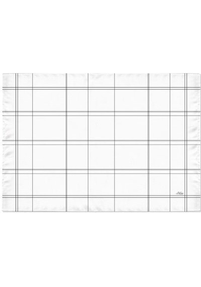 The Mia Amerikan Servis 6'lı Set 50x35 CM N11.507 Beyaz