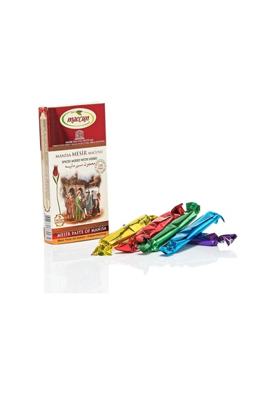 Maccun Manisa Mesir Macunu 5'li Çubuk 105 Gr Doğal Bitki Ve Baharatlarla Hazırlanmış