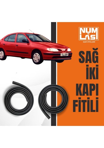 Renault Megane 1 Sedan Sağ Ön Ve Arka Kapı Fitili-a Kalite-numlas-nm7167