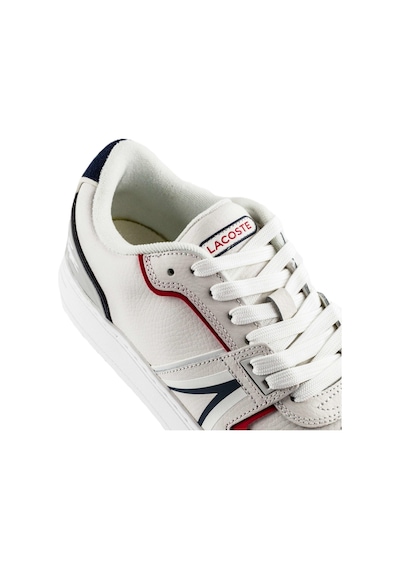 Lacoste L001 1 Sma Leather Mens Sneaker Hakiki Deri Erkek Günlük Spor Ayakkabı Krem Krem