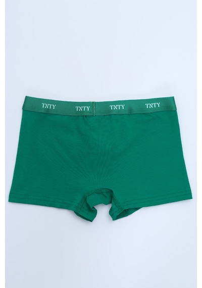 Toontoy Kids Toontoy Erkek Çocuk Pamuklu Lastikli Boxer - 4'lü Paket-tk24826 Yeşil