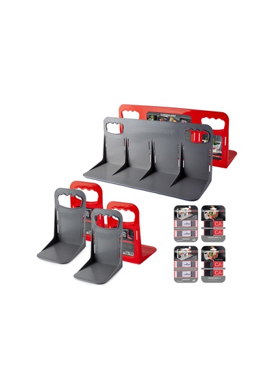 Cargonizer Bagaj Düzenleyici Large Paket Kırmızı & Gri