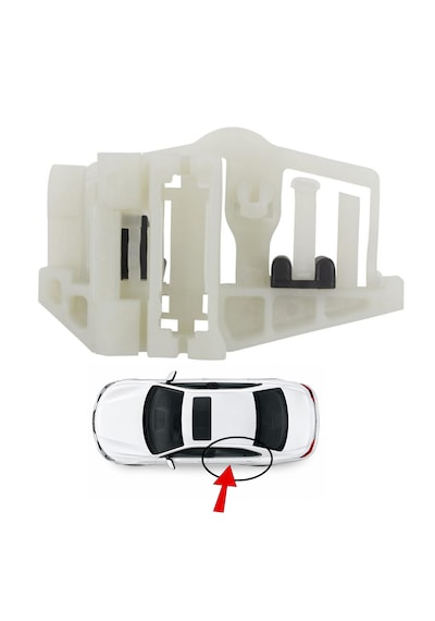 Bmw 3 Serisi E90,e91 İçin Arka Sol Cam Kriko Ayak Plastiği -