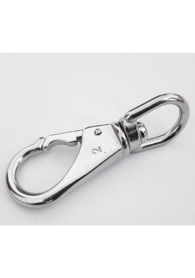 2'li Fırdöndülü Karabina. 24mm. Paslanmaz. No:3 7/8"