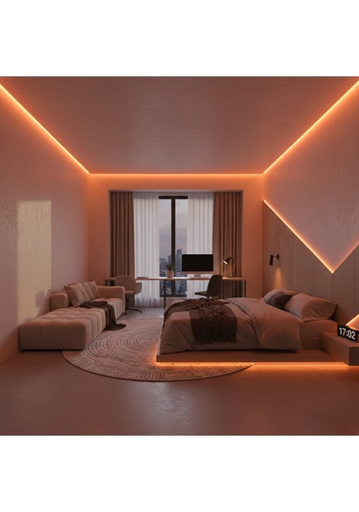 25 Metre Cata Ct 4597 Dış Mekan 240 Ledli 220v Şerit Led Amber Işık