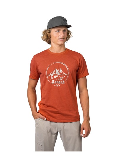 Hannah Ravi Baskılı Erkek T-shirt 10029120hhx.01 M-orange Turuncu