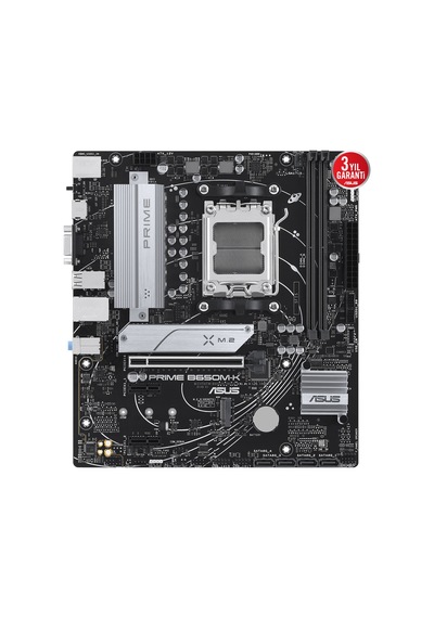 Asus Prıme B650m-k Ddr5 Hdmı Dp Pcıe 16x V4.0 Am5 Matx-210813