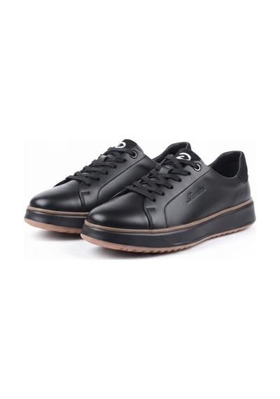 Pepita M643 Rahat Hafif Günlük Sneaker Hakiki Deri Erkek Ayakkabı Siyah