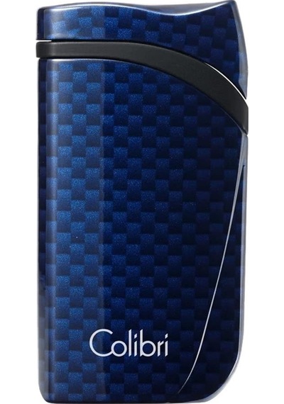 Colibri Falcon Karbon Desenli Mavi Puro Çakmağı