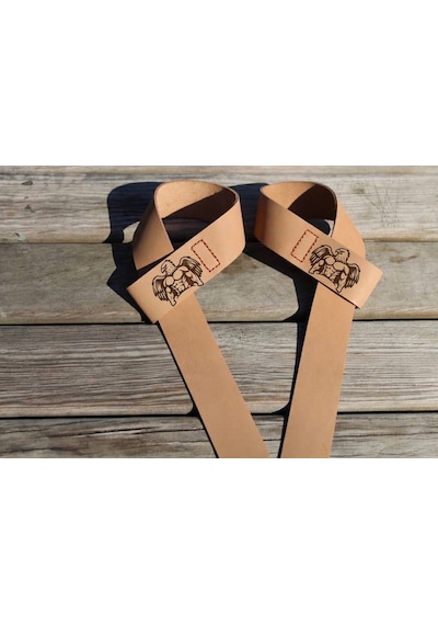 Kişileştirilebilir Hakiki Deri Liftingstrap Fitness Ağırlık Kayışı