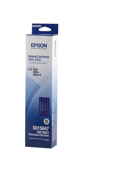 Epson C13S015647 Lx-300/350 8750 Yazıcı Şerit -Siyah Ikili Paket