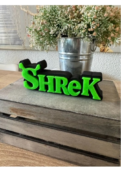 Shrek Logo Masa Üstü Dekor