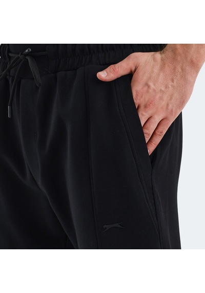Slazenger VURAL Erkek Cepli Dar Paça Siyah Eşofman Altı