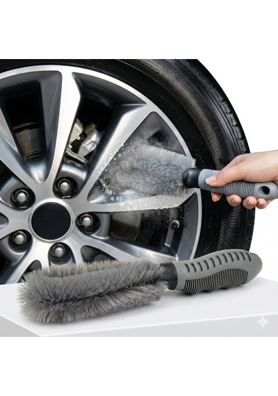 Vios Store Profesyonel Jant Ve Detay Temizleme Fırçası Ergonomik Kaymaz Saplı, Balata Tozu Ve İnatçı Kir Sökücü, Otomobil Ve Motosiklet Detaylı Temizlik Ekipmanı