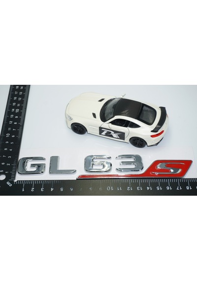 Dk Tuning Gl63s Bagaj Krom Kırmızı Abs Yazı Logo Benz İle Uyumlu