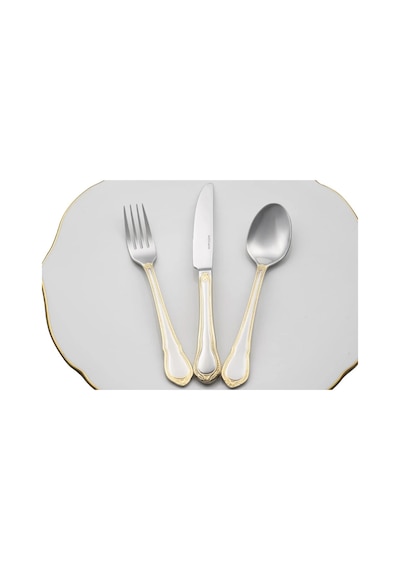 Mikasa Moor Bella Gold 90 Parça Çatal Kaşık Bıçak Seti 334673 Altın - Gümüş