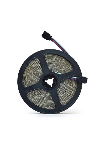 Trobus 5 Metre Çok Renkli Rgb Led Şerit Işık Silikonlu İç Ve Dış Mekan Aydınlatma