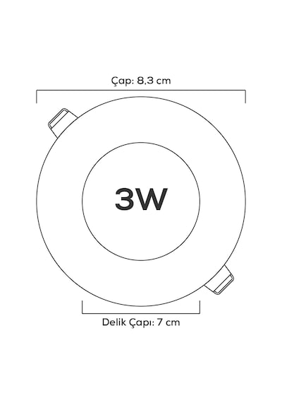 12v Led Spot - Gün Işığı - Karavan Tekne Araç Solar 12 Volt Panel