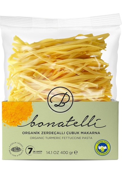 Bonatelli Organik Zerdeçallı Çubuk Makarna 400 G