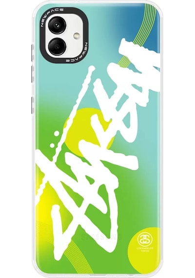 Newface Samsung Galaxy A04 Kılıf Estoril Desenli Kapak - Estoril - 2 Mavi