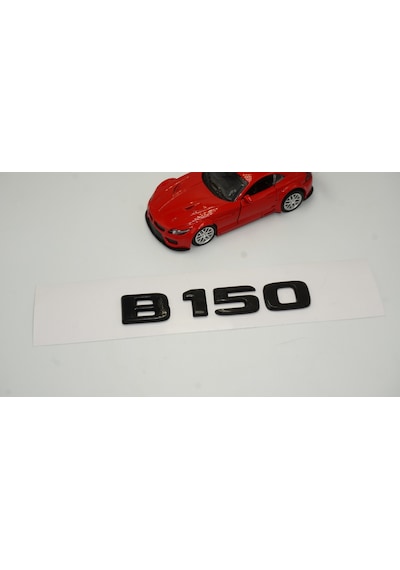 B 150 Bagaj Parlak Siyah ABS 3M 3D Yazı Logo