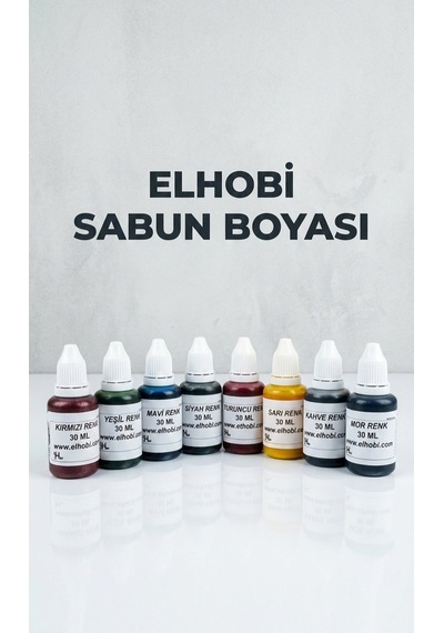 8 Adet Farklı Renklerde Sabun Boyası Veya Renklendirici