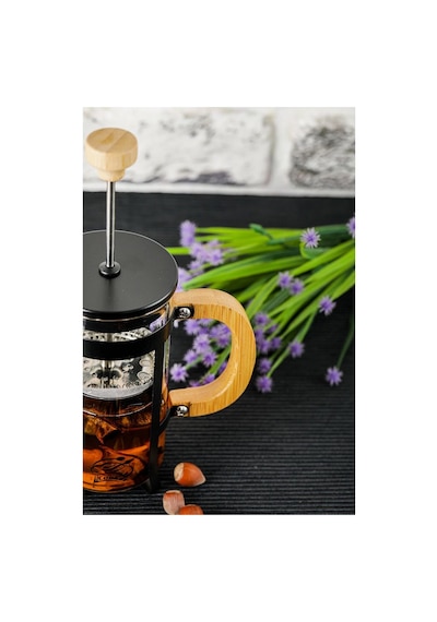 Lüx Cam 350 Ml French Press Siyah