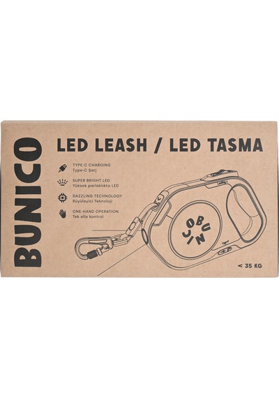 Bunico Led Uzatmalı Tasma Beyaz 5 Mt Beyaz