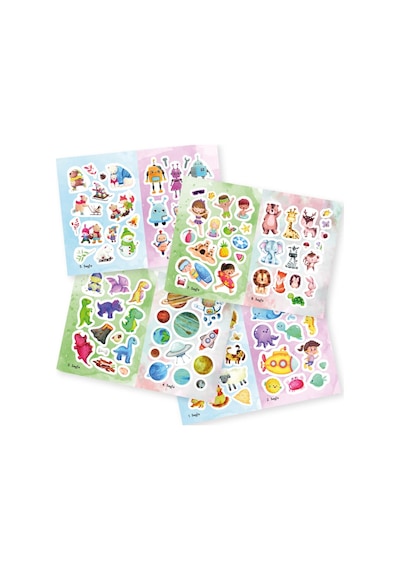 Tükenmeyen Sticker Kitabım 100+ Tekrar Tekrar Kullanılabilen Sticker