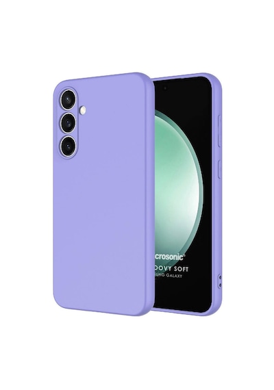 Microsonic Samsung Galaxy Uyumlu A56 Kılıf Groovy Soft Lila -