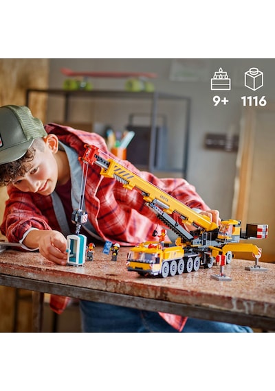 LEGO® 60409 Sarı Mobil İnşaat Vinci 1116 Parça