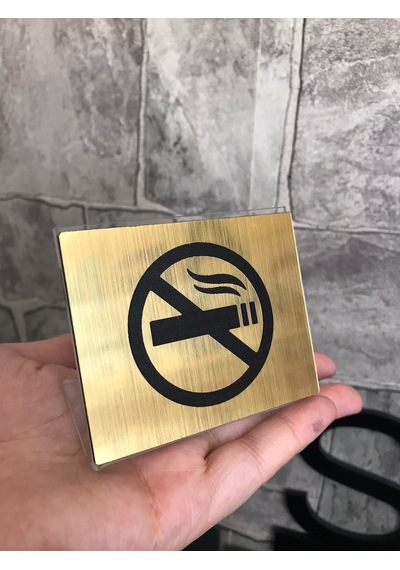 Masaüstü Sigara Içilmez Uyarı Levhası
