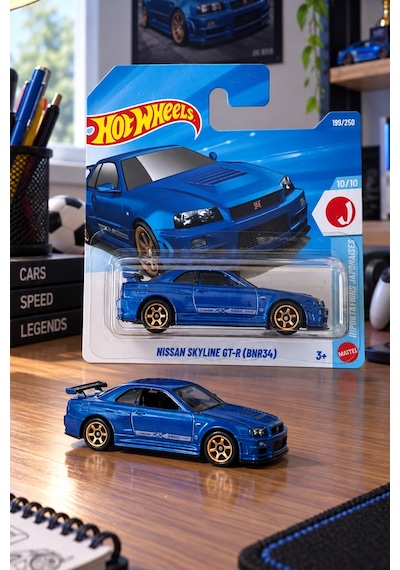 Hot Wheels Nissan Skyline Gt-r Bnr34 Oyuncak Araba Çok Renkli