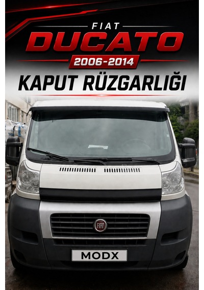 Fiat Ducato 2006-2014 Araca Özel Kaput Rüzgarlığı 4mm