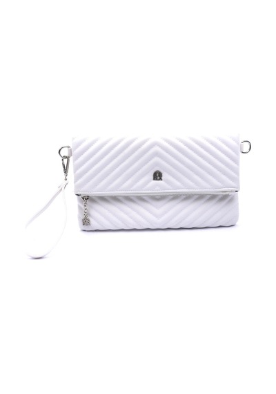 Barbara Kadın Clutch Çanta 67-6010 Beyaz - Beyaz