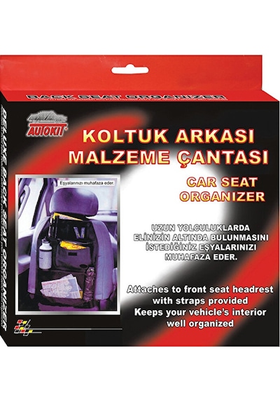 3 Adet Oto Koltuk Arkası Organizer Fa1-629