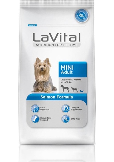 La Vital Mini Adult Somonlu Yetişkin Köpek Maması 1500 G