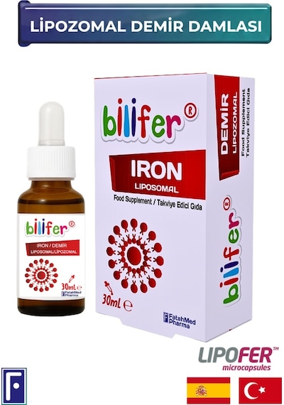 Bilifer Lipozomal Demir Damlası 10 ML