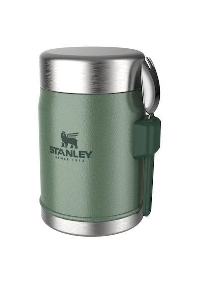 Stanley Classic Legendary Kaşıklı Yemek Termosu 0.40 Litre Hammertone Green Yeşil