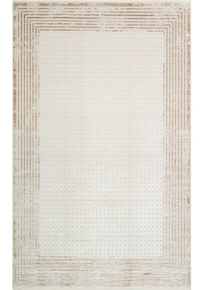 Hoom Rugs Bomonti Mhl 01 Cream Gold Viskon & Akrilik Modern Salon Halısı Krem - Gold