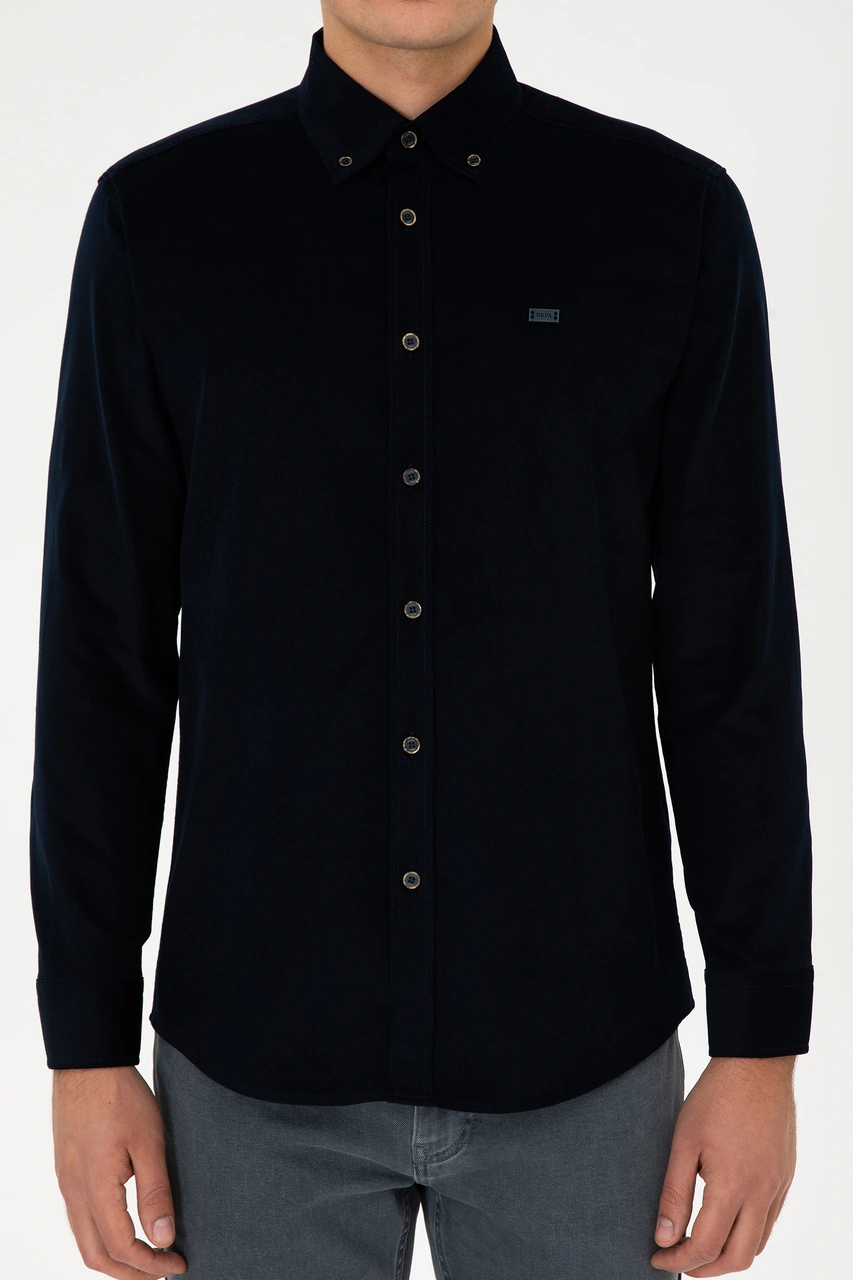 U.s. Polo Assn. Erkek Lacivert Gömlek Desenli 50315915-vr033 Lacivert