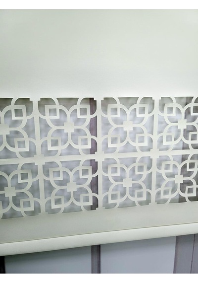 Stor Perde Desenli Lazer Kesim Kalın Kumaşlı Ml105 Ekru