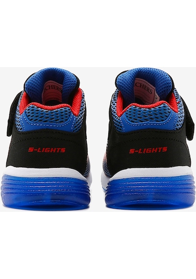 Skechers Rapid Charge - Movrux Küçük Erkek Çocuk Siyah Işıklı Bot 402032n Bkrb Siyah