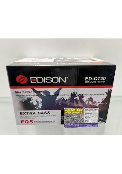 Edison Ed-c720 Double Usb Sd Teyp 7 İnç/4 50w/bluetooth Kamera