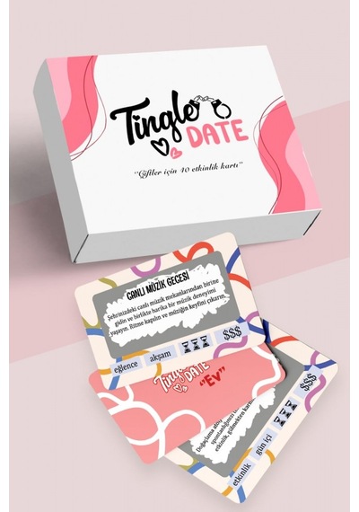 Dükkan Design Çiftler İçin Tingle Date Oyun Kartları