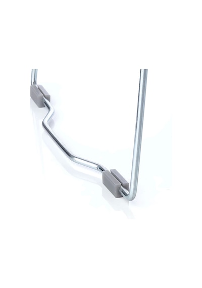 Plastik Metal Ayaklı Dikdörtgen Mini Raf Düzenleyici Organizer Beyaz