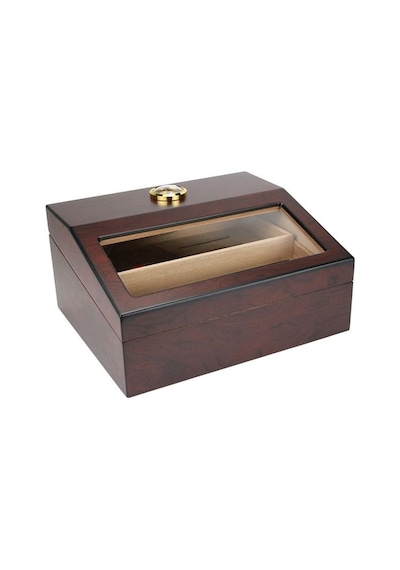 Falconetti Kahverengi Camlı Humidor Puro Kutusu Rc11