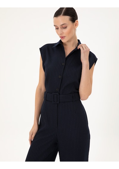 Pierre Cardin Kadın Lacivert Tulum Dokuma 50292301-vr033 Lacivert