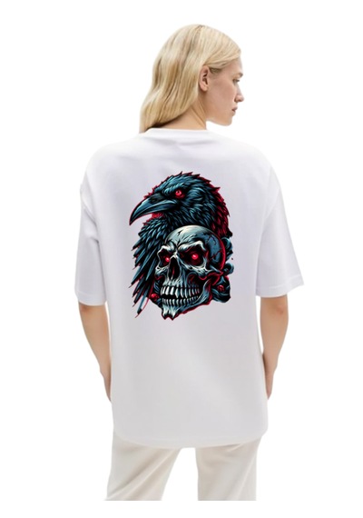 Ogc Karga Oversize Unisex T-shirt Beyaz