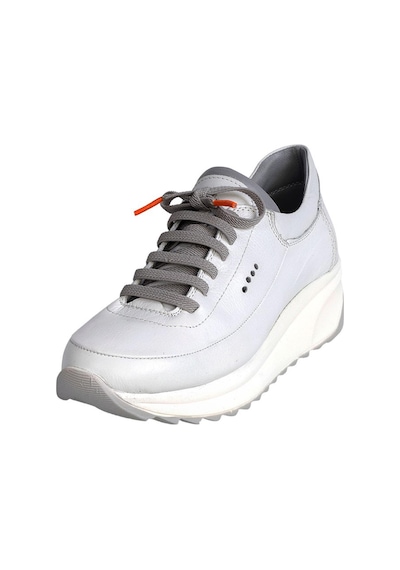 Mammamia D24ya-3005 Kadın Deri Spor Ayakkabı D24YA-3005-R10979 Beyaz - Gri